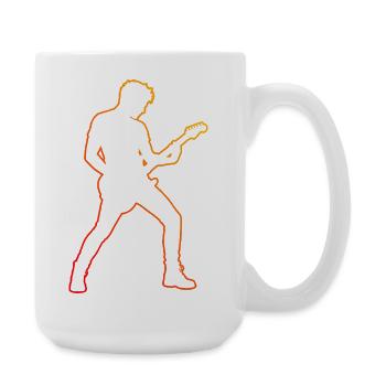Guitar Game Gift Idea for the Guitar Player - Large Mug 440 ml - white - Right
