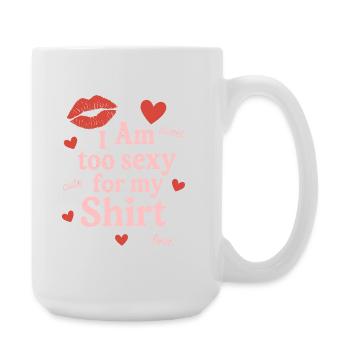 Spielerische, selbstbewusste Betonung - Große Tasse 440 ml - Weiß - Rechts