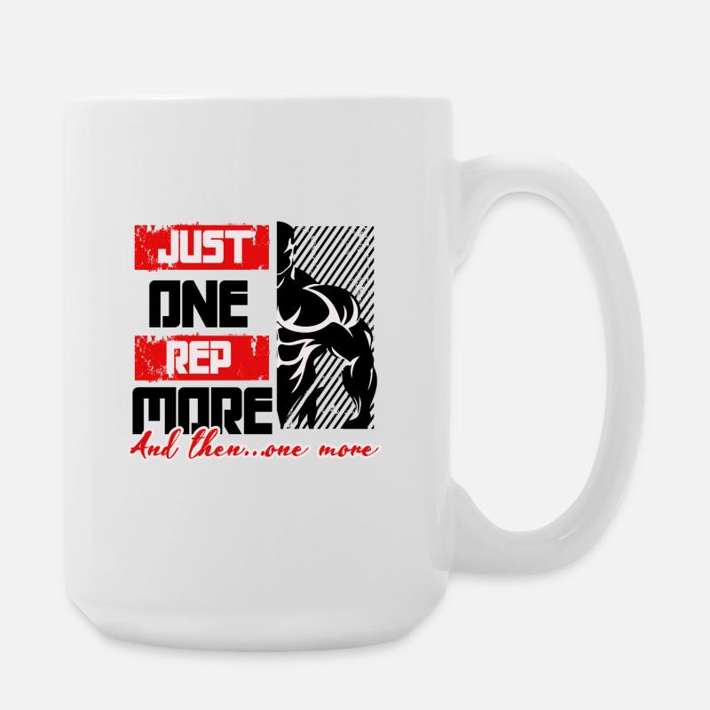 Une répétition de plus - Grande tasse 440 ml - blanc