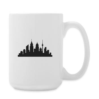 Night City Skyline Skyline - Large Mug 440 ml - white - Right