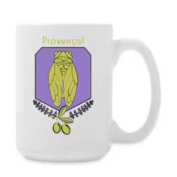 cigale Provençale avec Olives - Grande tasse 440 ml - blanc - Droite