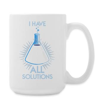 Chemistry Chemist Chemistry Teacher Funny Science - Large Mug 440 ml - white - Right