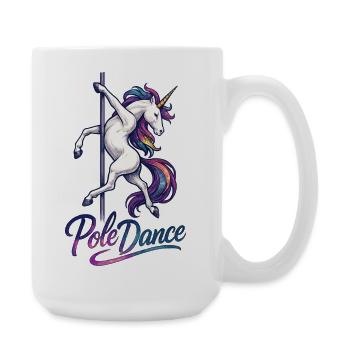 Pole Dance Licorne Pole Dancer Pole Gift - Grande tasse 440 ml - blanc - Droite