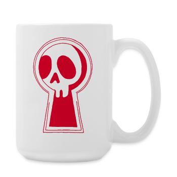 La mort rouge nous observe - Grande tasse 440 ml - blanc - Droite