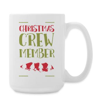 Weihnachten Crew Christmas - Large Mug 440 ml - white - Right