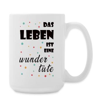 Life is a grab bag - Large Mug 440 ml - white - Right