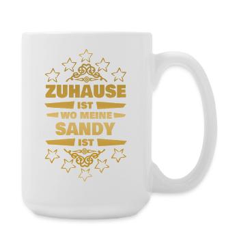 Cadeau pour Sandy - Grande tasse 440 ml - blanc - Droite