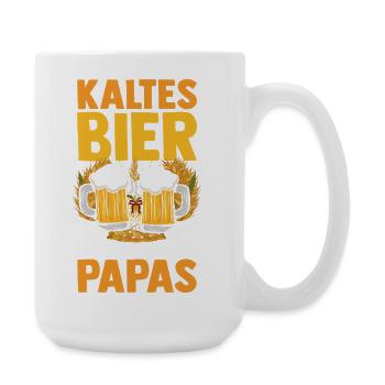 Bier Vater Vatertag Papa - Große Tasse 440 ml - Weiß - Rechts