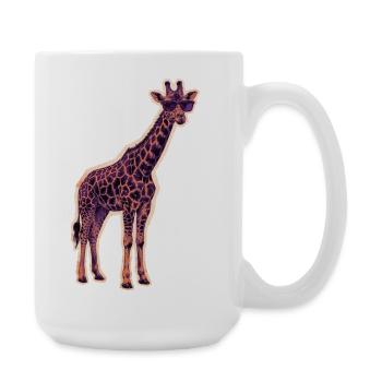 Cool Giraffe Sunglasses - Large Mug 440 ml - white - Right