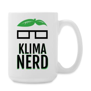 Klima Nerd Funny Plant Lover Green Nature Graphic - Große Tasse 440 ml - Weiß - Rechts