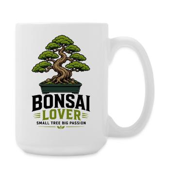 Japanese Bonsai Tree Plant BonsaiLover Bonsai - Large Mug 440 ml - white - Right