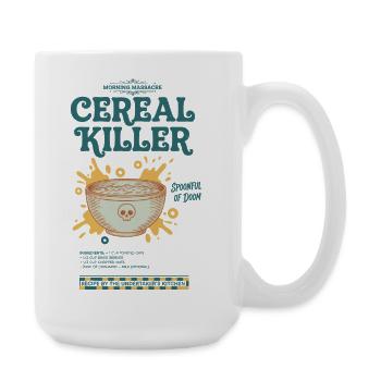 Breakfast Funny Brunch Coffee Pancake Food Bacon - Large Mug 440 ml - white - Right