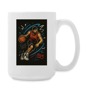 Awesome design, light on the heart. Buy our produc - Large Mug 440 ml - white - Right