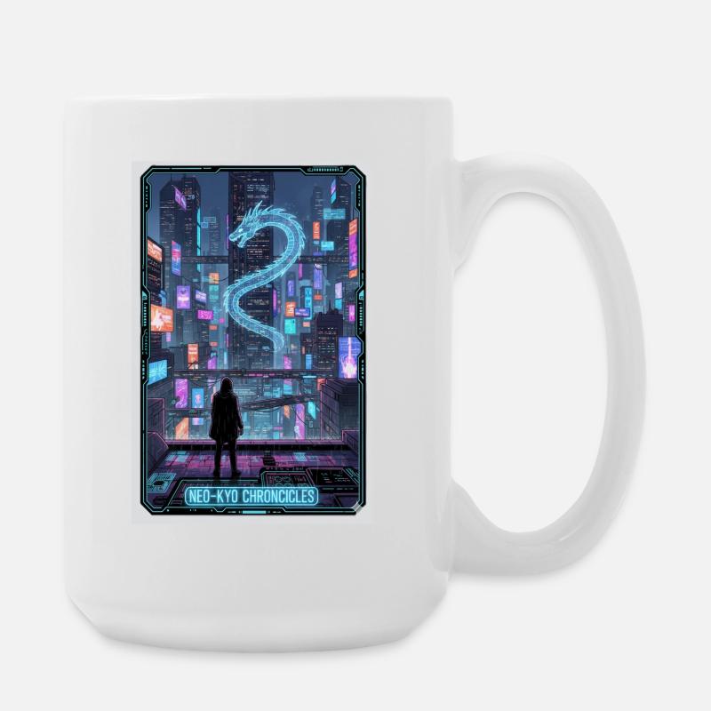 Neo-Drachen-Chroniken - Große Tasse 440 ml - Weiß