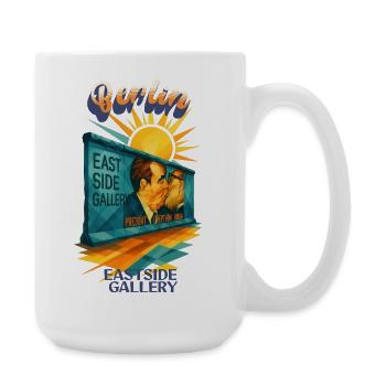 Berlin - EAST-SIDE GALLERY - Urban Retro Dreams - Large Mug 440 ml - white - Right