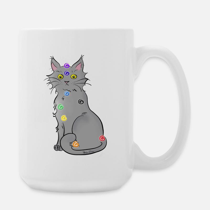 Chat-kra - Large Mug 440 ml - white