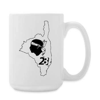 Corse du nord - Grande tasse 440 ml - blanc - Droite