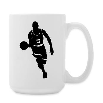 Basketball - Large Mug 440 ml - white - Right