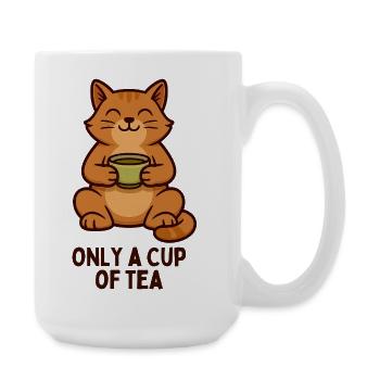 Kätzchen Tee Moment - Große Tasse 440 ml - Weiß - Rechts