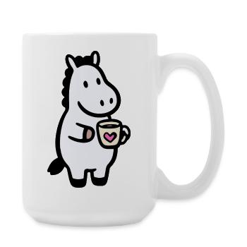 HerzHippo Coffee Companion - Large Mug 440 ml - white - Right