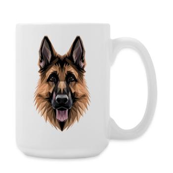 Les chiens bergers allemands adorent les chiens bergers allemands - Grande tasse 440 ml - blanc - Droite
