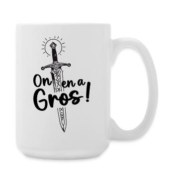 On en a gros ! - Grande tasse 440 ml - blanc - Droite