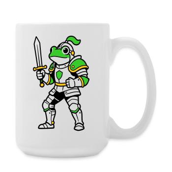Chevalier Grenouille - Grande tasse 440 ml - blanc - Droite
