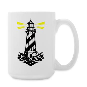 Icône de la Côte du Phare - Grande tasse 440 ml - blanc - Droite
