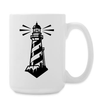 Icône de la Côte du Phare - Grande tasse 440 ml - blanc - Droite