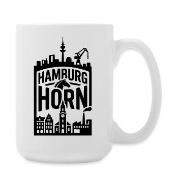 Hamburg Horn - Große Tasse 440 ml - Weiß - Rechts