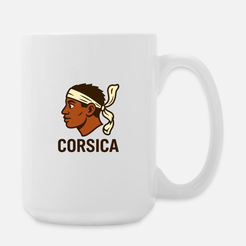 Korsika - Große Tasse 440 ml - Weiß