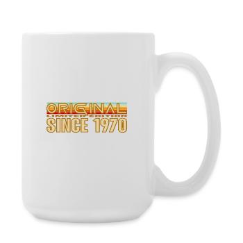 Original Since 1970 Retro Logo - Large Mug 440 ml - white - Right