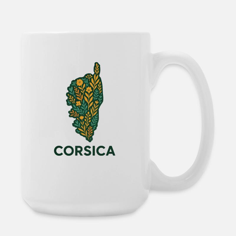 Corsica Immortelle - Große Tasse 440 ml - Weiß