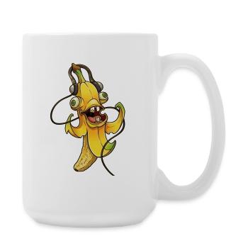 Mascotte Banana Beat - Grande tasse 440 ml - blanc - Droite