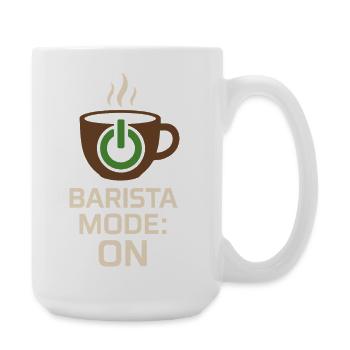 Barista Espresso Crew Coffee Slinger Latte - Large Mug 440 ml - white - Right