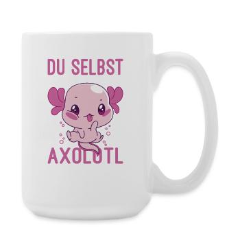 Lustige Sprüche Fun Outfits Ironie Sarkasmus - Große Tasse 440 ml - Weiß - Rechts