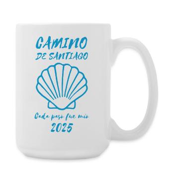 Camino de Santiago Jakobsweg 2025 - Große Tasse 440 ml - Weiß - Rechts
