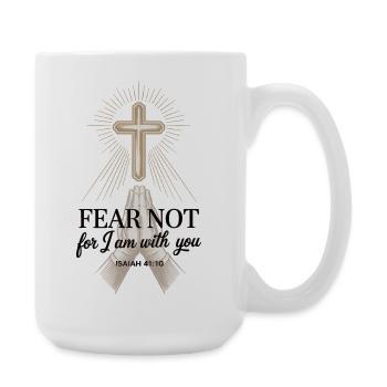 T-shirt de verset biblique inspirant pour les chrétiens - Grande tasse 440 ml - blanc - Droite
