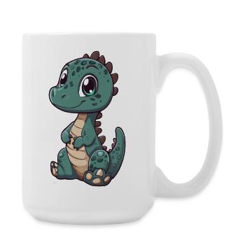 Dinosaur - Large Mug 440 ml - white - Right
