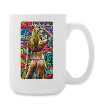 T-shirt Urban Venus - Grande tasse 440 ml - blanc - Droite