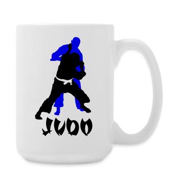 Judo - Grande tasse 440 ml - blanc - Droite