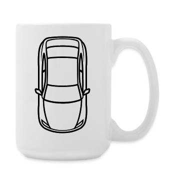 Car - Large Mug 440 ml - white - Right