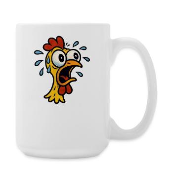 Trying to Hendl this saying - Large Mug 440 ml - white - Right