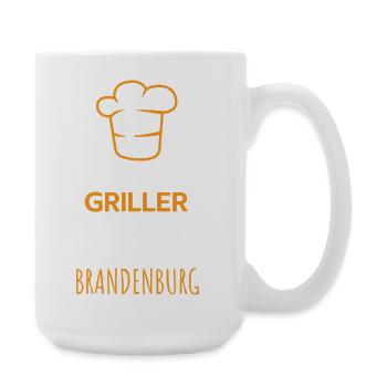 The best grillers come from Brandenburg Design - Large Mug 440 ml - white - Right