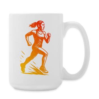 Conception de course pleine de caractère - Grande tasse 440 ml - blanc - Droite