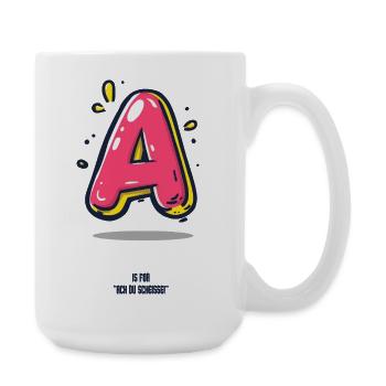 A signifie .... - Grande tasse 440 ml - blanc - Droite