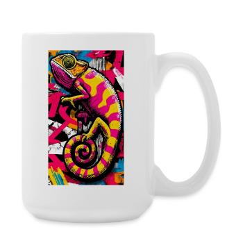 chameleon - Large Mug 440 ml - white - Right