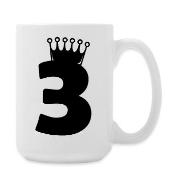 3_krone - Große Tasse 440 ml - Weiß - Rechts