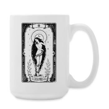 The High Priestess – Lilith Gothic Tarot Card - Grande tasse 440 ml - blanc - Droite