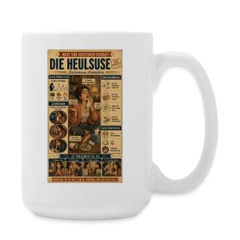 Die Heulsuse – Tränenreich und dramatisch - Große Tasse 440 ml - Weiß - Rechts